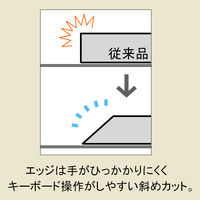 プラス ななめカットデスクマットOA DMー146EW DM-146EW 1枚（直送品）