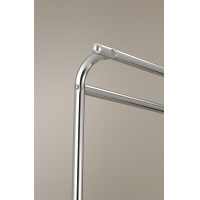 サントミ ダブルコートハンガー 幅800×奥行430×高さ1000～1650mm TH-SUA 1台 ハンガーラック キャスター脚