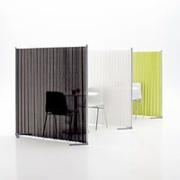 トヨダプロダクツ クロスパーティション ネイビー 幅462～1800×奥行404×高さ1529mm 10253 1台 蛇腹パーテーション 自立タイプ