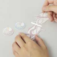 エーワン（A-one）ラベルシール 自分で作るデカールシール インクジェット シール ステッカー はがきサイズ ノーカット 2セット  81023