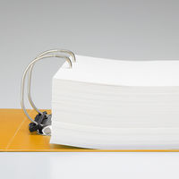 リヒトラブ　D型リングファイル　A4タテ　背幅88mm　750枚差し　黄　G2290-5　1冊