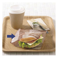 福助工業　バーガー袋　No.15　アーティクル　0562750　1セット（1000枚：100枚入×10袋）