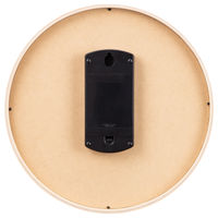 タカタレムノス 木枠デザイン時計 白 101451-1 1個