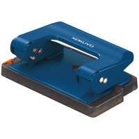 コクヨ　穴あけパンチ　2穴　位置合わせ・穴あけが楽なラクアケ　17枚あけ（ハンディタイプ）　ブルー　青　PN-G17B　1個