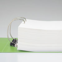 リヒトラブ　D型リングファイル　A4タテ　背幅88mm　750枚差し　黄緑　G2290-6　1箱（10冊入）