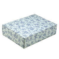 ササガワ 包装紙 ブルーフラワー 半才判 49-1500 1袋(50枚入)