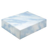 ササガワ 包装紙 クラウド ブルー 半才判 49-1812 1袋(50枚入)