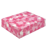 ササガワ 包装紙 ノンブルーハートP 半才判 49-3419 1袋(50枚入)