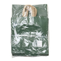 ササガワ 手提げバッグ エメラルド 中 50-5208 1袋(50枚入)