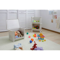 スタックバスケット オフホワイト SB-003 アイリスオーヤマ