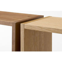 無印良品 スタッキングシェルフ ワイド 3段 オーク材 幅81.5×奥行28.5×高さ121cm 良品計画