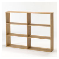 無印良品 スタッキングシェルフ ワイド 追加3段 オーク材 幅79.5×奥行28.5×高さ121cm 良品計画