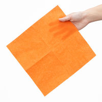 溝端紙工印刷 カラーナプキン 4つ折り 2PLY マンダリン 1袋（50枚入）  オリジナル