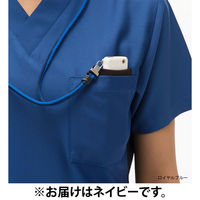 ナガイレーベン 男女兼用スクラブ ネイビー M RT-5062 1枚