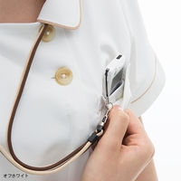 ナガイレーベン 女子上衣 ベージュ S LH-6242 1枚　白衣