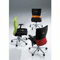 CJ35BR FAM2 |オカムラ フィーゴチェア オフィスチェア ハイバックシームレスタイプ 肘無し グレー 1脚（直送品）