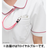 ナガイレーベン 女子上衣 Tロイヤルブルー EL HOS-4902 1枚　白衣