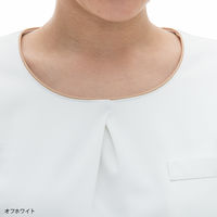 ナガイレーベン ワンピース 半袖 オフホワイト L LH-6257