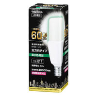 ヤザワコーポレーション（YAZAWA）　T形　LED電球 60W形 E17 昼白色 LDT8NGE17