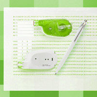 プラス　修正テープ　ホワイパースイッチ　詰め替えテープ　幅4mm×15m　グリーン　緑　50137