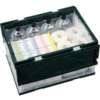 【折りたたみコンテナ】 アスクル オリタタミコンテナOCー50Lフタ一体型 1セット（8個：4個入×2箱）  オリジナル