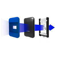 ADATA 防水・耐衝撃G衝撃センサー対応HDD 2TB ブルー AHD700-2TU31-CBL 1台