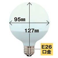 アイリスオーヤマ LED電球　E26　ボール球形 60W相当（700lm） 広配光タイプ　電球色 LDG7L-G-6V4（5567960）