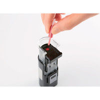 シャチハタ 日付印 データーネームEX15号キャップレス 「入力済」 印面+本体セット 1セット