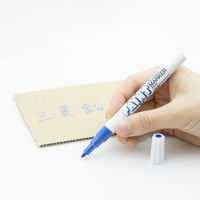 三菱鉛筆(uni) ペイントマーカー 細字 青 油性マーカー PX-21