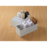 Like-it（ライクイット） ブリックス 350ミドルL ホワイト 9025 1セット（5個：1個×5） 吉川国工業所