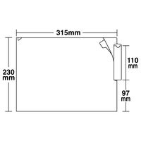 カルテホルダー カルテファイル シングル A４ ヨコ置き 横型  【1500枚】 オリジナル