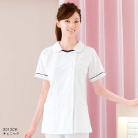 フォーク（FOLK） チュニック ホワイト 4L 2013CR-1　白衣（直送品）