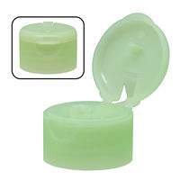 金鵄製作所 NK投薬瓶（30mL）ワンタッチキャップ（ライトグリーン） 本体色:透明 青色目盛り 未滅菌 1袋（100本入）