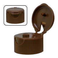 金鵄製作所 NK投薬瓶（30mL）ワンタッチキャップ（ブラウン） 本体色:透明 青色目盛り 未滅菌 1袋（100本入）