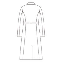 住商モンブラン 71ー123 サックス S 1枚　白衣　ドクターコート