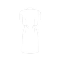 住商モンブラン ナースワンピース（半袖） 医療白衣 ピンク/白 3L 73-1434（直送品）