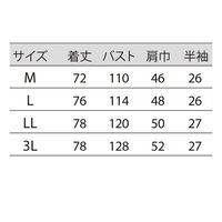住商モンブラン メンズ医務衣（ケーシージャケット） 半袖 ホワイト 3L A72-962　白衣