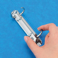 リヒトラブ　リングファイル　A4タテ　背幅27mm　藍　F847UN-5