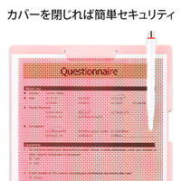 プラス　クリップ付ボードホルダー　カモフラージュ　ピンク　FL-130CH（89482）　1枚