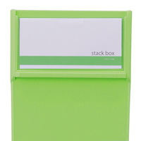 リヒトラブ　リクエスト　スタックボックス　黄緑　G1600　1セット（5個：1個×5）