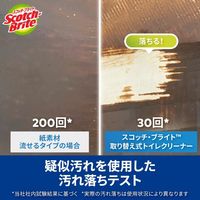 スコッチ・ブライト（TM）　取り替え式トイレクリーナー　洗剤付　1箱（本体x1個+取り替え用スポンジx3個）