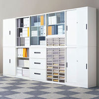 オカムラ スチール収納VILLAGE 専用オプション 追加棚板 幅800×奥行400mm専用 ホワイト 1枚（直送品）