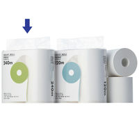 トイレットペーパー オリジナルトイレットロール 業務用 シングル 240m 芯なし 再生紙 FSC認証紙 1パック（4ロール入） オリジナル