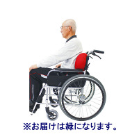 MOGU　体にフィットする穴あき枕　ビーズクッション　緑　744275　1個