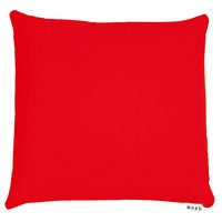 MOGU　体圧分散に優れた四角いクッション　ビーズクッション　赤　744278　1個