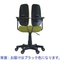 DUOREST コンフィー オフィスチェア ファブリック 肘付 ブラック DR-260SP(DBK) 1脚