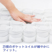 【車上渡し】関家具 ポケットコイル内蔵チェア オフィスチェア ファブリック 肘無し ブルー 1脚（直送品）