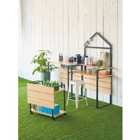 【車上渡し】アール・エフ・ヤマカワ スタッツィオーネカウンター  幅1100×奥行556×高さ1000mmRFCFC-1155NA 1台 受付台（直送品）