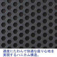 中央可鍛工業 MORループスタッキングチェア MO-27 ネイビー 1脚 オリジナル PVCレザー座 横連結 ミーティングチェア オリジナル