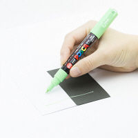 ポスカ 極細 黄緑 PC1M.5 水性マーカー 三菱鉛筆（uni）